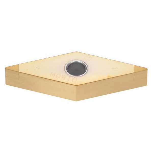 Diamond Turning Insert, Diamond, 3/8 in, VNGA, 35  Degrees, 1/32 in, CBN
