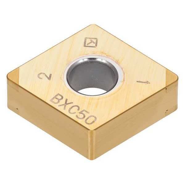 Diamond Turning Insert, Diamond, 1/2 in, CNM, 80  Degrees, 1/64 in, CBN
