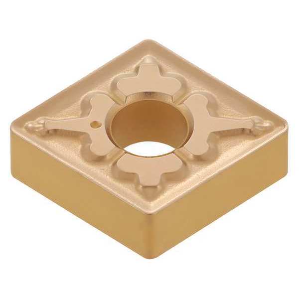 Diamond Turning Insert, Diamond, 1/2 in, CNMG, 80  Degrees, 1/64 in, Carbide