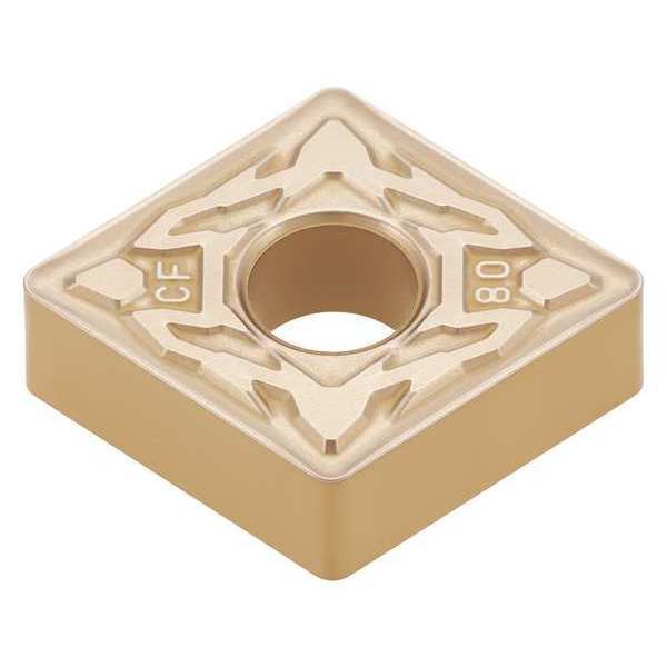 Diamond Turning Insert, Diamond, 1/2 in, CNMG, 80  Degrees, 1/32 in, Carbide