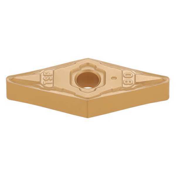 Diamond Turning Insert, Diamond, 3/8 in, VNMG, 35  Degrees, 1/32 in, Carbide