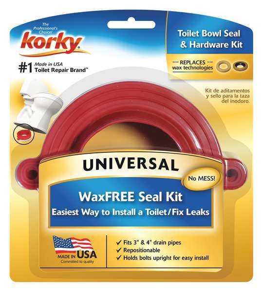 Wax-FreeSeal Kit, ForUsewithUnvrslFit, Red