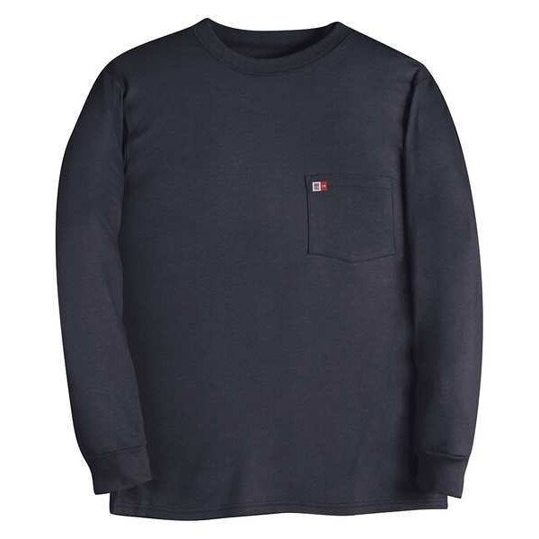 FR Crewneck Shirt, L, 35-1/2in., Orange