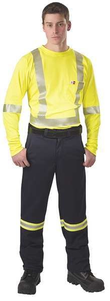 FR Crewneck Shirt, L, 35-1/2in.6.4 oz.