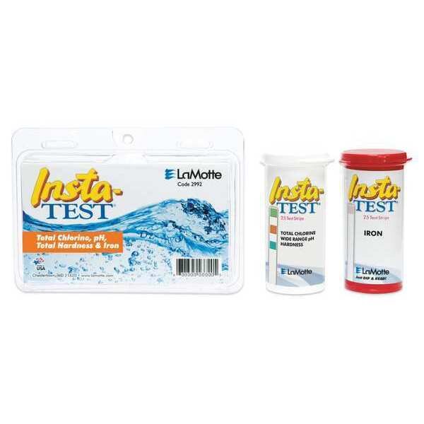 Test Strips, 4 in.L., Iron, Hardness
