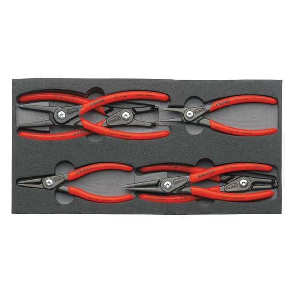 6 Piece Plastic Grip Retaining Ring Plier Set
