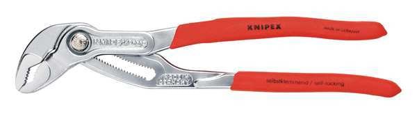 12 in V-Jaw Tongue and Groove Plier Serrated, Plastic Grip