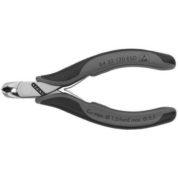 4 3/4 in ESD End Cutting Nipper Uninsulated