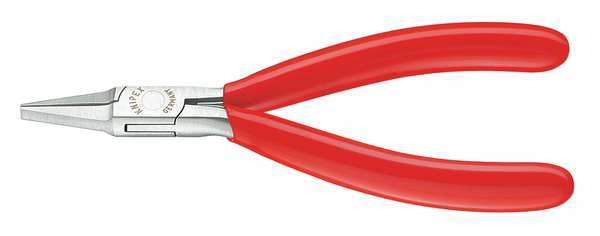 4 1/2 in Flat Nose Plier Plastic Coated Handle