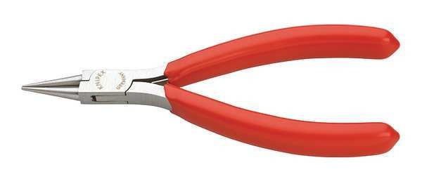 4 1/2 in Round Nose Plier Plastic Coated Handle