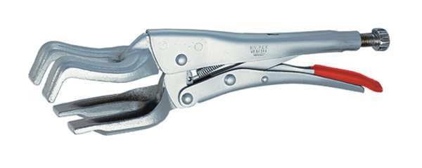 11 1/64 in Locking Adjusting Plain Grip Locking Plier