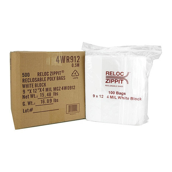 Reclosable Poly Bag 4-MIL, 9
