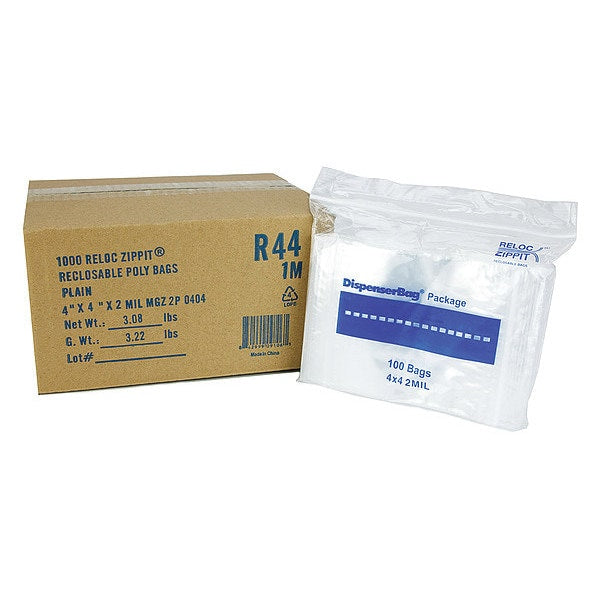 Reclosable Poly Bag 2-MIL, 4