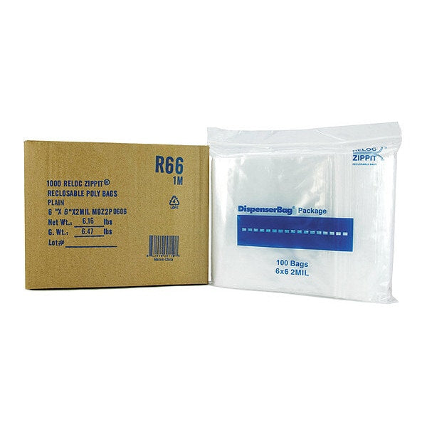 Reclosable Poly Bag 2-MIL, 6