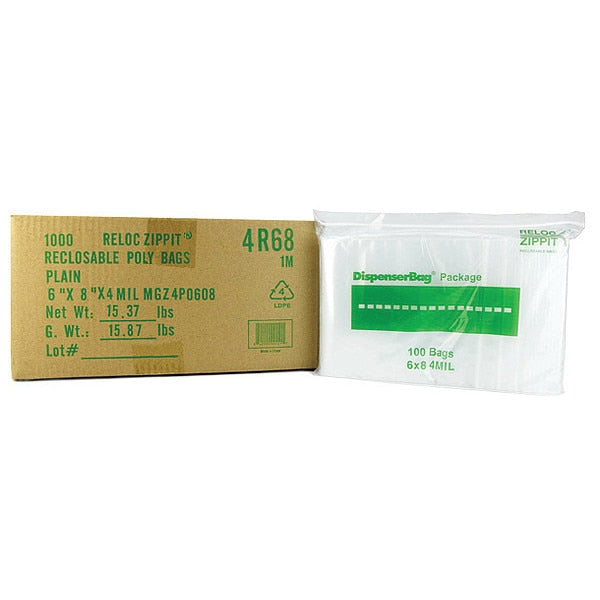 Reclosable Poly Bag 4-MIL, 6