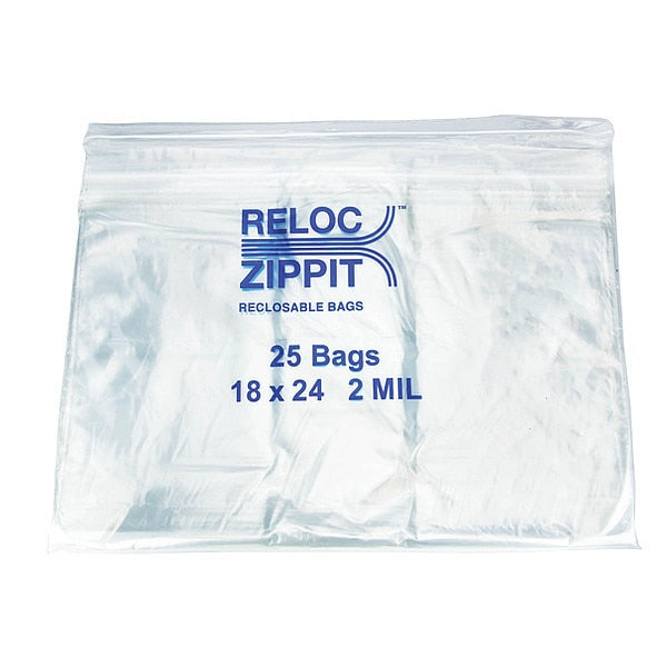 Reclosable Poly Bag 2-MIL, 18