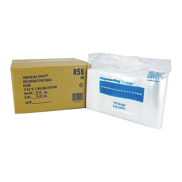 Reclosable Poly Bag 2-MIL, 5