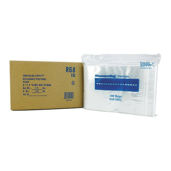 Reclosable Poly Bag 2-MIL, 6