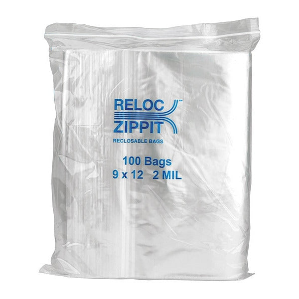Reclosable Poly Bag 2-MIL, 9