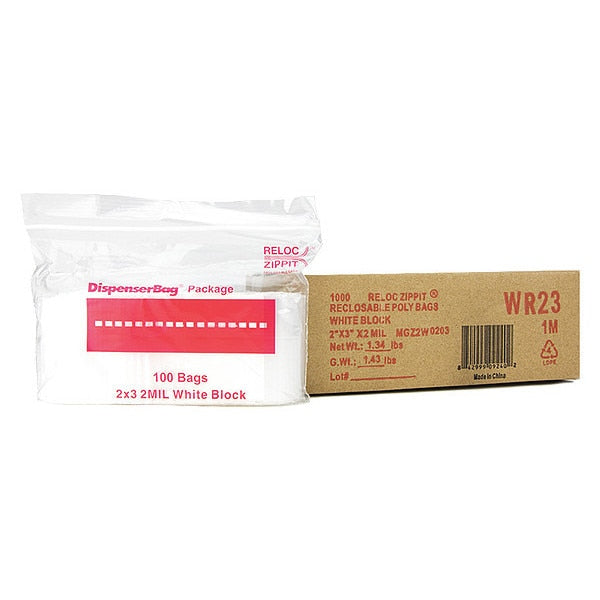 Reclosable Poly Bag 2-MIL, 2