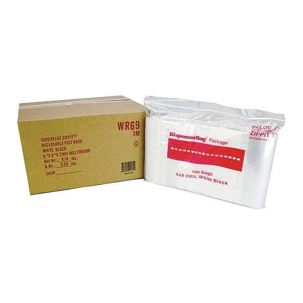 Reclosable Poly Bag 2-MIL, 6