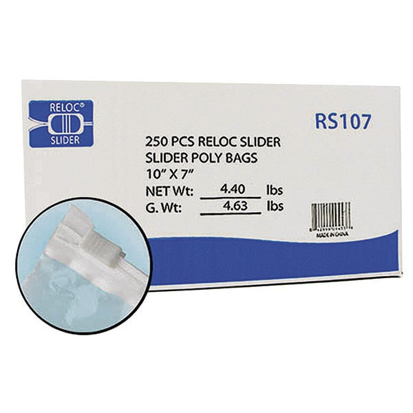 Reclosable Poly Bag 2.7-MIL, 10