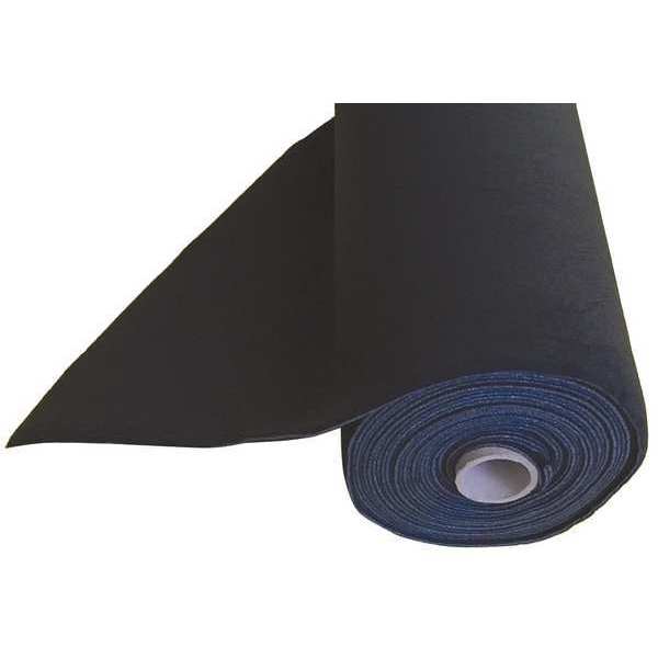 Reclosable Fastener, No Adhesive, 120 ft, 5 ft Wd, Black
