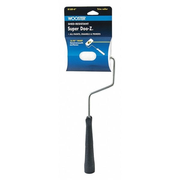 Paint Roller Frame, 4 Wire Cage, Plastic Handle, 4