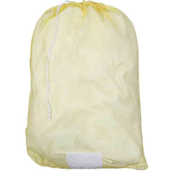 Laundry Bag, Yellow, Drawcord, PK12