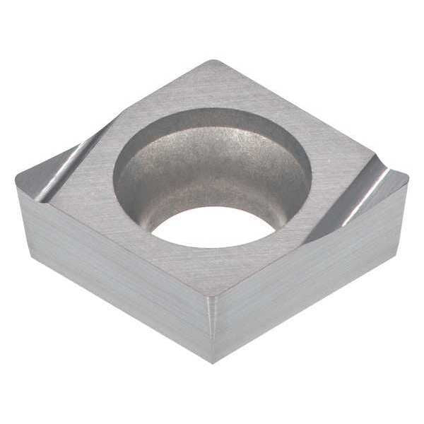Diamond Turning Insert, Diamond, 3/16 in, CCGT, 80  Degrees, 0.0080 in, Carbide