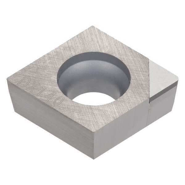 Diamond Turning Insert, Diamond, 3/8 in, CCGW, 80  Degrees, 1/32 in, PCD