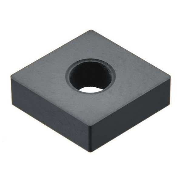 Diamond Turning Insert, Diamond, 1/2 in, CNGA, 80  Degrees, 1/64 in, Ceramic