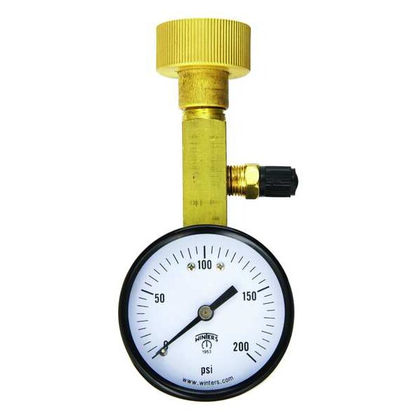 Air Over Water Test Gauge Kt, 0 to 200psi