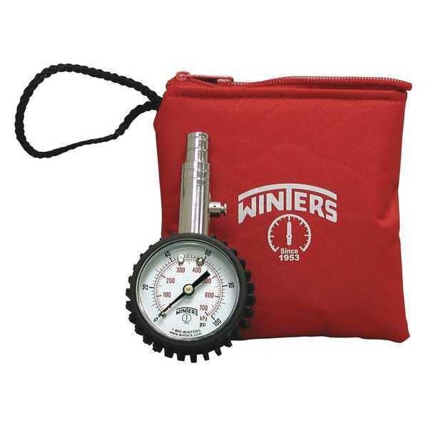 Tire Pressure Gauge, 0 to 100 psi