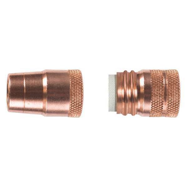 Nozzle, Flush, Copper, 0.625 in., PK2