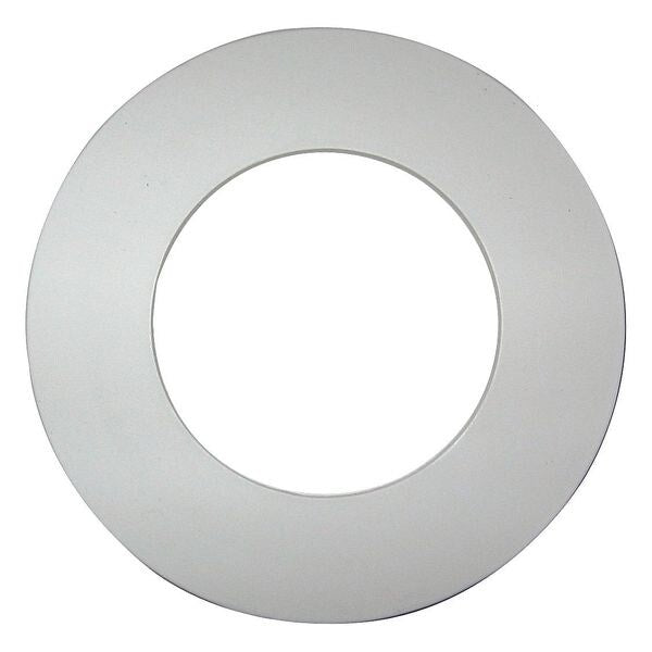 Flange Gasket, 1 in., 1/8 in., White, PTFE
