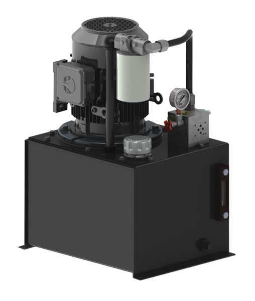 Power Unit, 8gal., 208-230/460VAC, 2500 psi