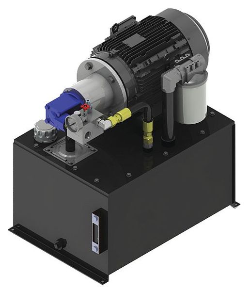 Power Unit, 20gal., 208-230/460VAC, 2000psi