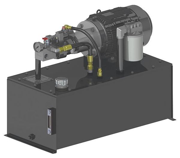 Power Unit, 30gal., 208-230/460VAC, 1500psi