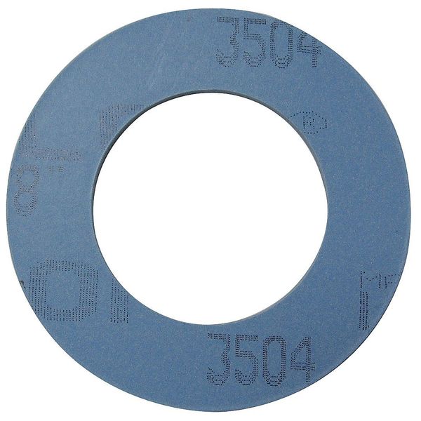 Flange Gasket, 4 in., 1/16 in., Blue, PTFE