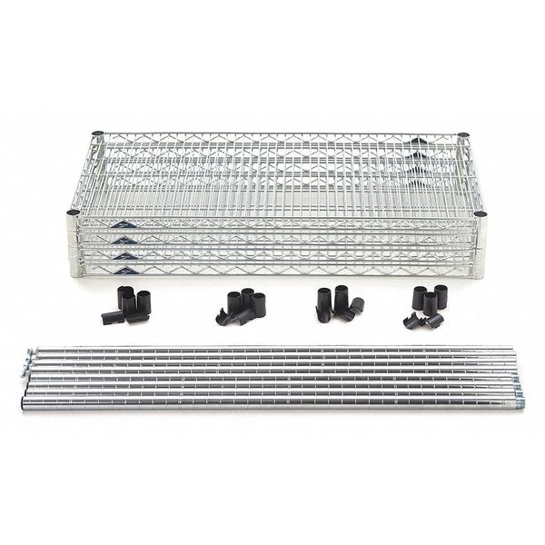 Wire Shelving Unit, 18