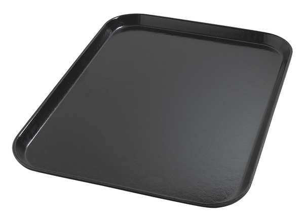 Tray, Flat, 20in.L x 15in.W, Onyx, PK12