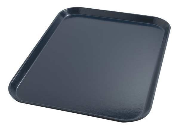 Tray, Flat, 20in.L x 15in.W, Dark Blue, PK12