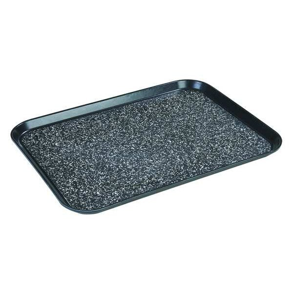 Tray, Non-Skid, 20-1/4in. L, Black, PK12