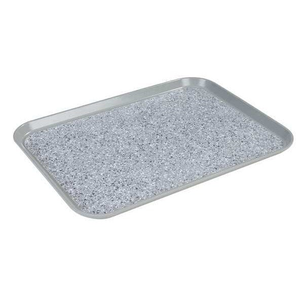 Tray, Non-Skid, 18in.L x 14in.W, Gray, PK12