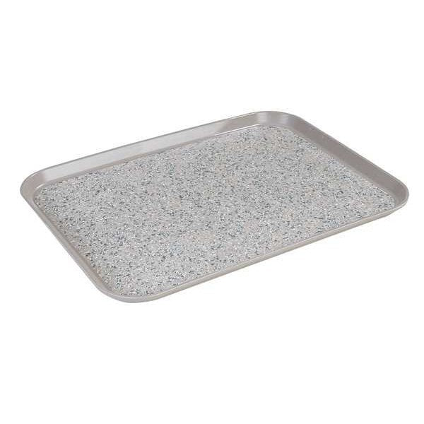 Tray, Non-Skid, 18in.L x 14in.W, Latte, PK12