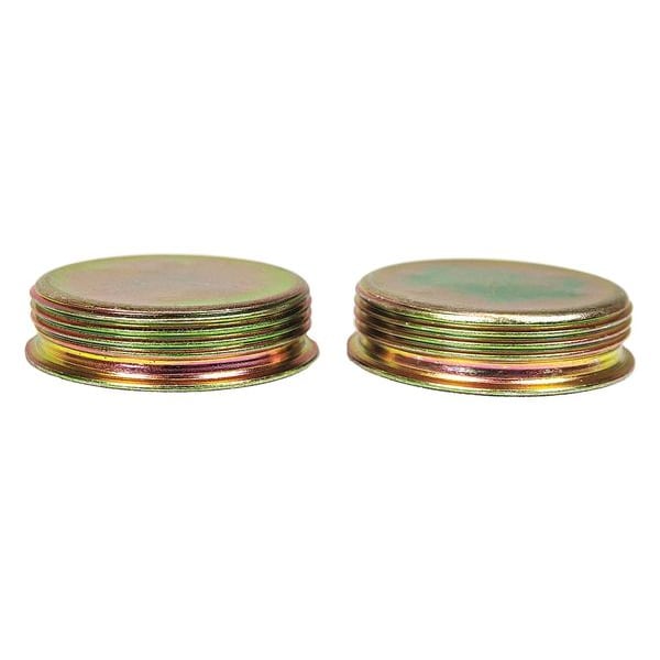 Bung Cap, 4in.H, Electro Zinc Plated, PK2