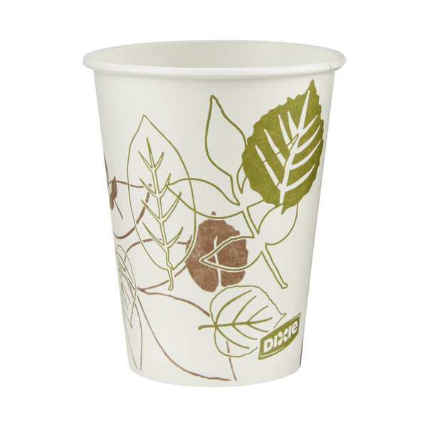 Disposable Hot cup 8 oz. White, Paper, Pk1000