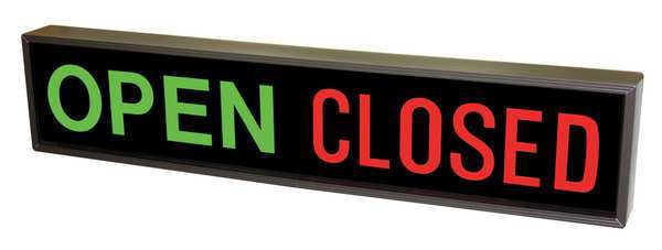 LED Parking Sign, Open/Closed