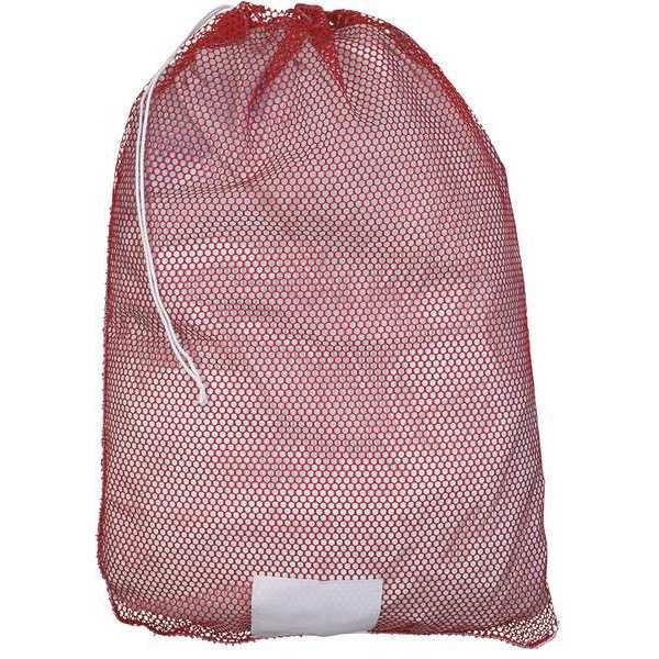 Laundry Bag, Red, Drawcord, PK12
